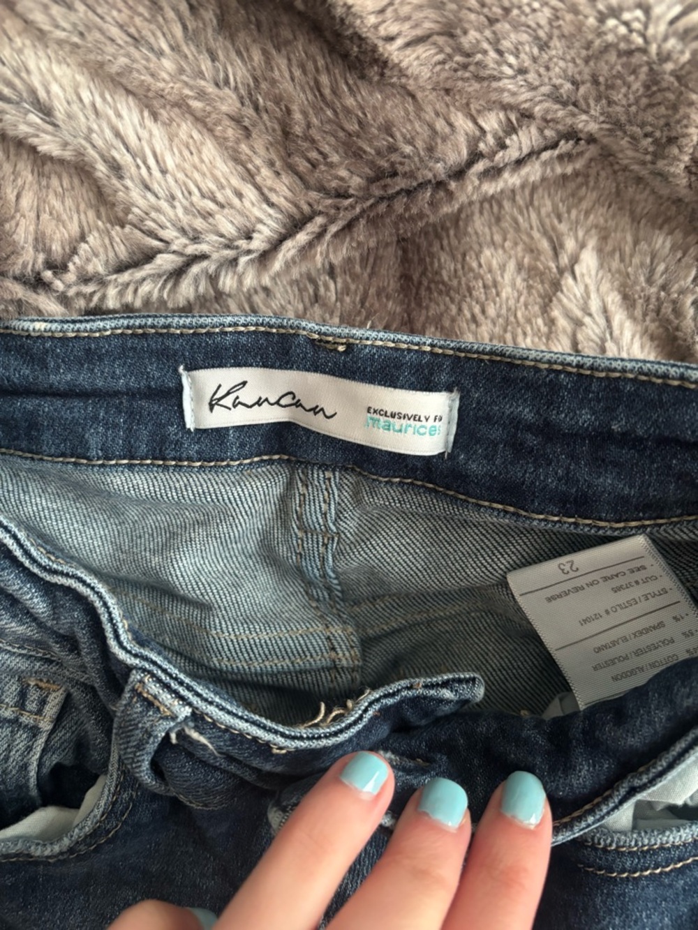 KanCan Dark Blue Ankle Jeans